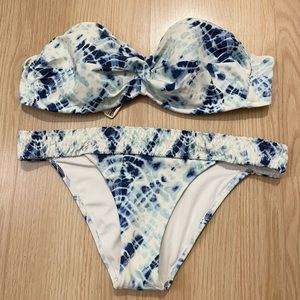 Victoria’s Secret/ 34D/blue and white